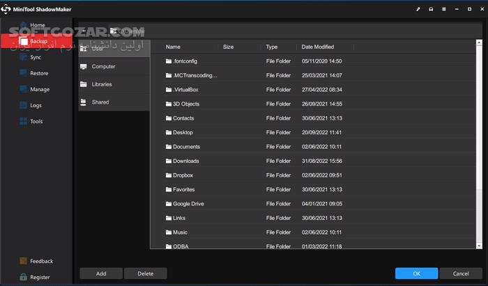 دانلود MiniTool ShadowMaker 4.6.0 Business Deluxe - دانلود بکاپ گیری و تهیه نسخه پشتیبان از سیستم - سافت گذر