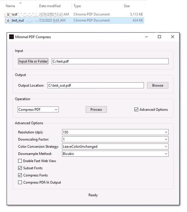 دانلود Minimal PDF Compress 1.2.0 - دانلود کاهش حجم پی‌دی‌اف - سافت گذر