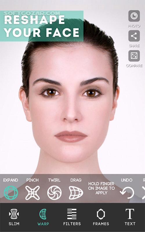 دانلود ModiFace Photo Editor 1.6 for Adnroid +4.0 - دانلود چهره خود را طراحی کنید برای اندروید - سافت گذر