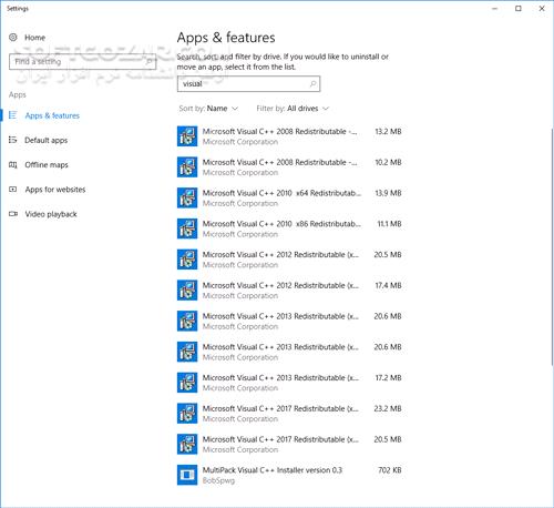 دانلود MultiPack Visual C++ Installer 3.6 - دانلود پکیج کامل ویژوال سی++ - سافت گذر