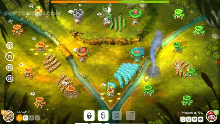 دانلود Mushroom Wars 2 + Update v2.4.0 - دانلود بازی اکشن و استراتژیک - سافت گذر