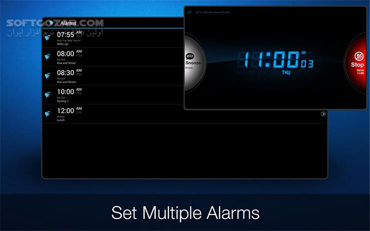 My Alarm Clock 2 73 1 for Android 2 3 تصاویر نرم افزار  - سافت گذر