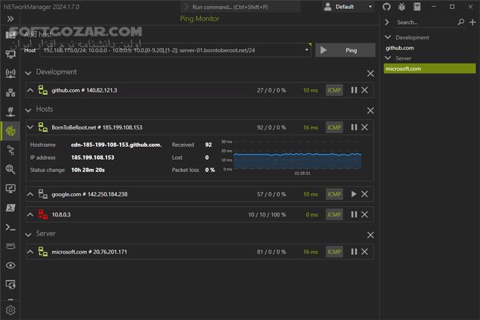 دانلود NETworkManager 2025.8.10.0 - دانلود مدیریت شبکه - سافت گذر