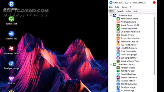 دانلود NHV BOOT 2025 V1900 WinPE EXTREME - دانلود دیسک نجات - سافت گذر