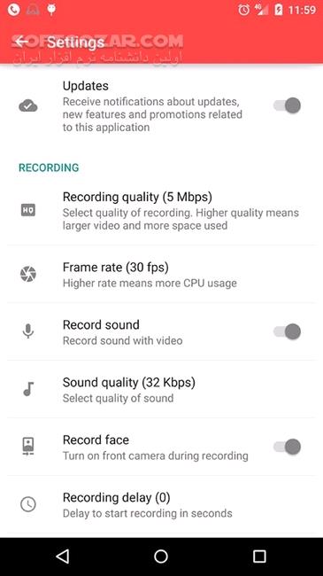 دانلود NLL Screen Recorder PRO 11.1 for Android +5.0 - دانلود ضبط صفحه نمایش برای اندروید - سافت گذر