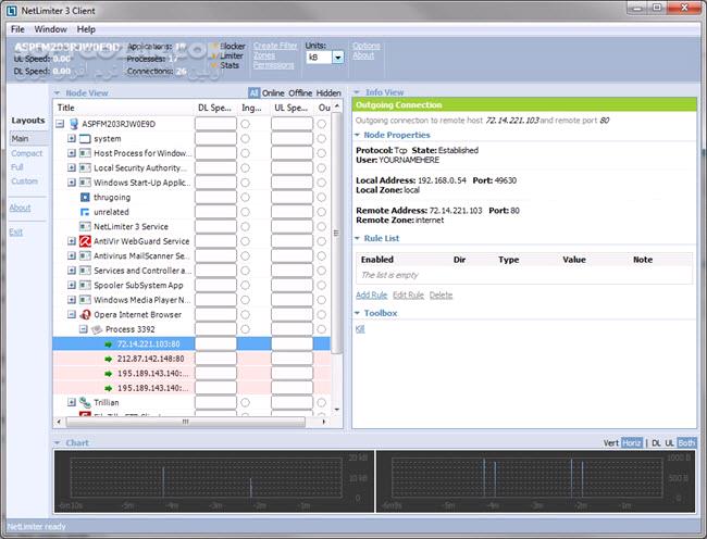 دانلود NetLimiter Pro 5.3.19 Full - دانلود کنترل و مدیریت ترافیک شبکه نت لیمیتر - سافت گذر
