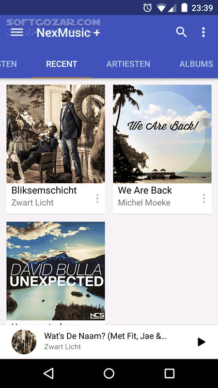 دانلود NexMusic + 3.6.0.0.6 for Android +4.1 - دانلود موزیک پلیر به سبک ویندوز 8 برای اندروید - سافت گذر