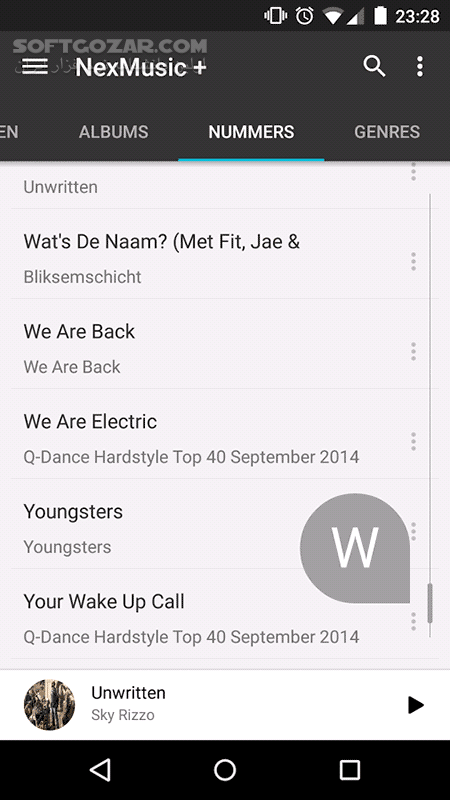 دانلود NexMusic + 3.6.0.0.6 for Android +4.1 - دانلود موزیک پلیر به سبک ویندوز 8 برای اندروید - سافت گذر