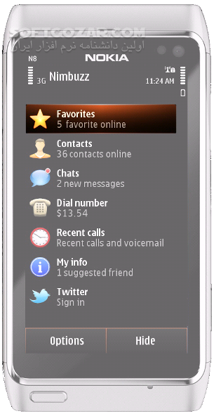 Nimbuzz Messenger 7 1 0 Android Symbian Java تصاویر نرم افزار  - سافت گذر