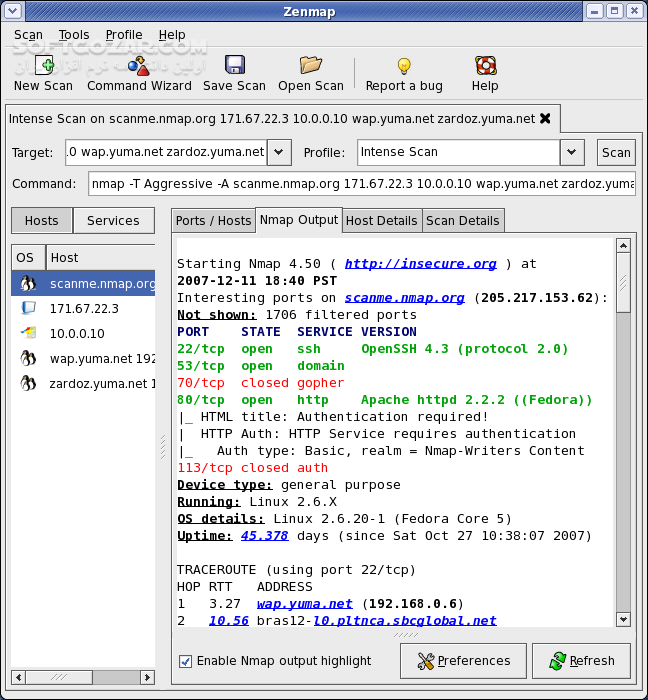 دانلود Nmap Security Scanner 7.94 Win/Mac/Linux - دانلود ان مپ - سافت گذر