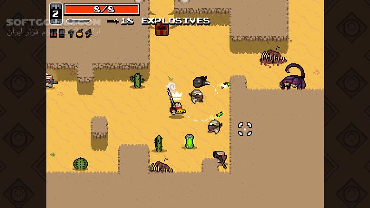 دانلود Nuclear Throne - دانلود بازی تاج و تخت هسته‌ای - سافت گذر