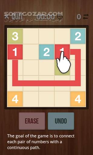 NumberLink Sudoku Style Game 1 15 for Android تصاویر نرم افزار  - سافت گذر