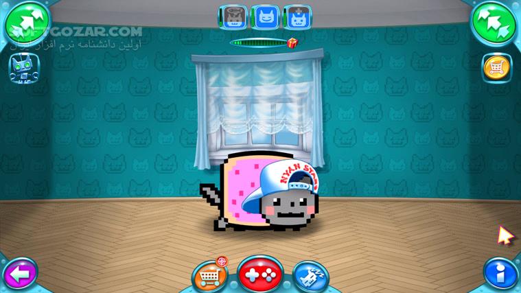 دانلود Nyan Cat Lost In Space - دانلود بازی گربه‌ی شکمو - گمشده در فضا - سافت گذر