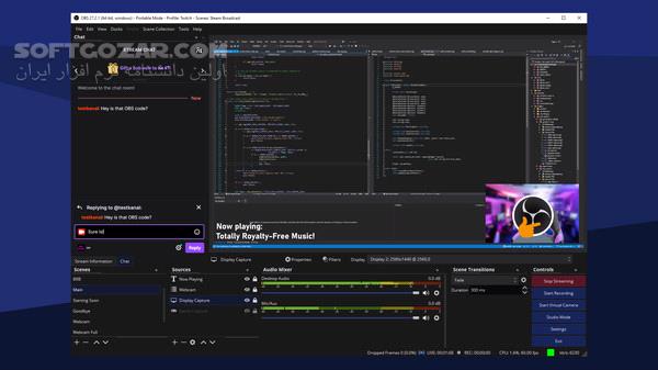 دانلود OBS Studio 31.0.0 Win/Mac/Linux + Portable - دانلود استریم زنده - سافت گذر