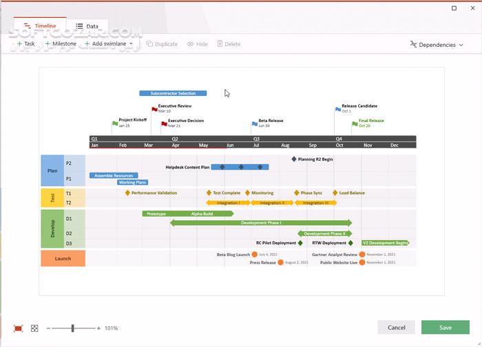 دانلود Office Timeline 9.02.01.00 Pro Plus - دانلود افزونه پاورپوینت - سافت گذر