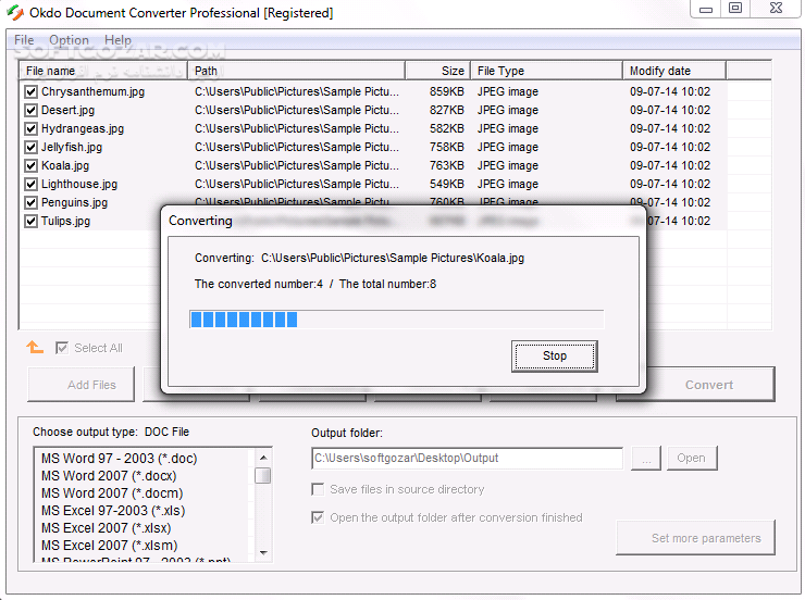 دانلود Okdo Document Converter Professional 5.9 - دانلود نرم افزار تبدیل فرمت های مختلف به PDF ، Images ، Wrod ، Powerpoint و دیگر سندها - سافت گذر