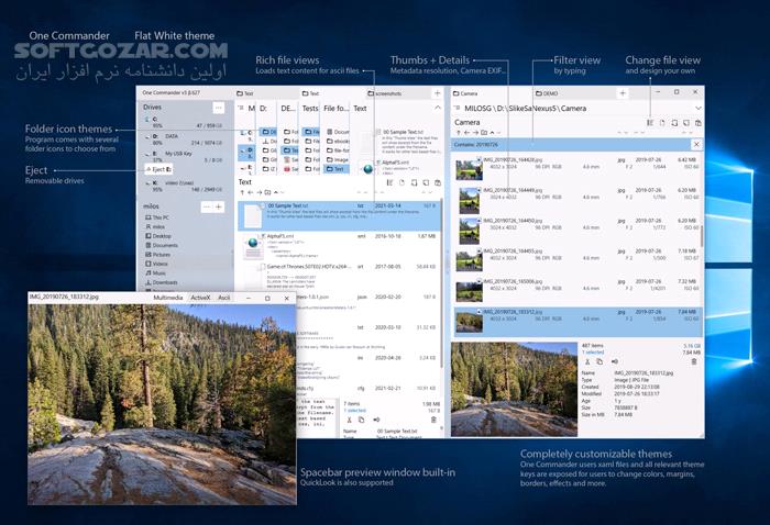 دانلود OneCommander Pro 3.68.1 - دانلود فایل منیجر برای ویندوز - سافت گذر