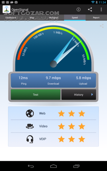 دانلود 4G WiFi Maps & Speed Test (OpenSignal) 7.43.1.1 for Android +4.1 - دانلود ردیابی آنتن شبکه در نقشه برای اندروید - سافت گذر