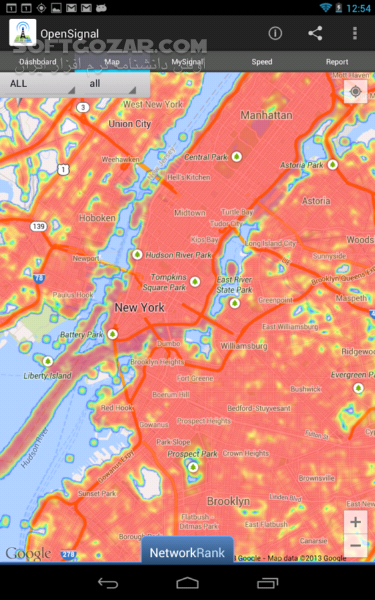 دانلود 4G WiFi Maps & Speed Test (OpenSignal) 7.43.1.1 for Android +4.1 - دانلود ردیابی آنتن شبکه در نقشه برای اندروید - سافت گذر