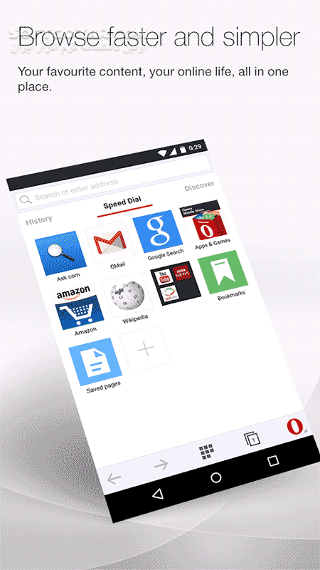 دانلود Opera Mobile 88.3.4661.83672 + GX for Android 9.0 - دانلود اپرا برای اندروید - سافت گذر