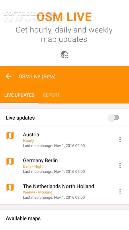 OsmAnd Full Maps GPS Offline 4 6 2 for Android 6 0 تصاویر نرم افزار  - سافت گذر