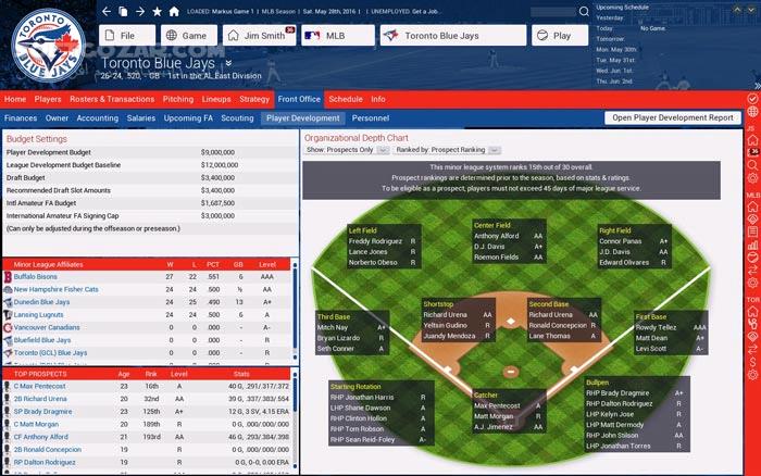 دانلود Out of the Park Baseball 17 - دانلود بازی شبیه‌ساز ورزش بِیسبال 2017 - سافت گذر