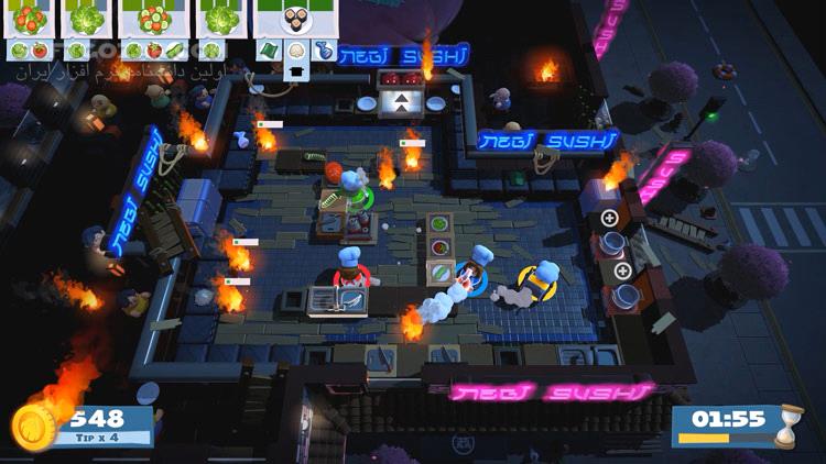 دانلود Overcooked! 2 + Update v2018.09.04 - دانلود بازی آشپزی - سافت گذر