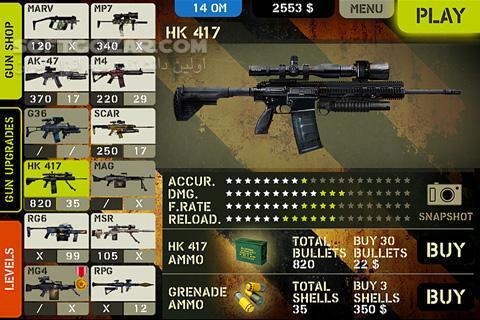 دانلود Overkill 2.1.0 for Android +2.3 - دانلود بازی تیرانداز برای اندروید - سافت گذر