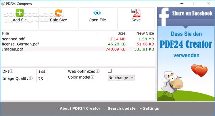 دانلود PDF24 Creator 11.24.0 - دانلود ایجاد و ویرایش فایل‌های پی‌دی‌اف - سافت گذر
