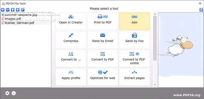 دانلود PDF24 Creator 11.24.0 - دانلود ایجاد و ویرایش فایل‌های پی‌دی‌اف - سافت گذر