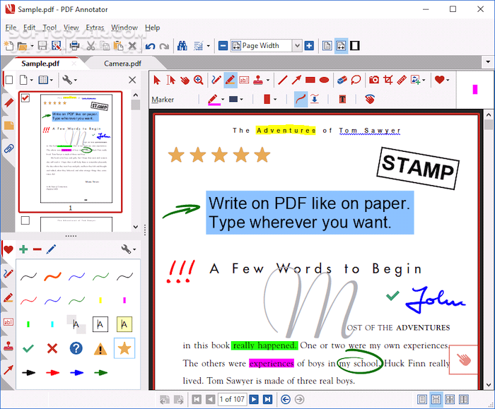 دانلود PDF Annotator 9.0.0.926 + Portable - دانلود پی‌دی‌اف انوتیتر - سافت گذر