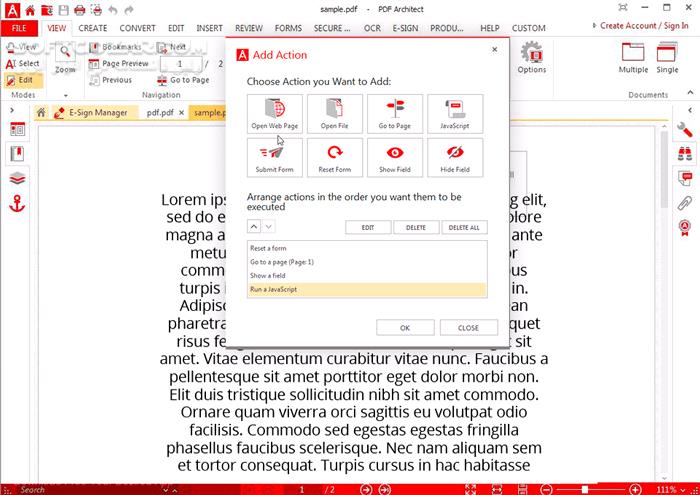 دانلود PDF Architect Pro+OCR 9.1.58.22868 - دانلود ویرایش و تبدیل فایل‌های پی‌دی‌اف - سافت گذر