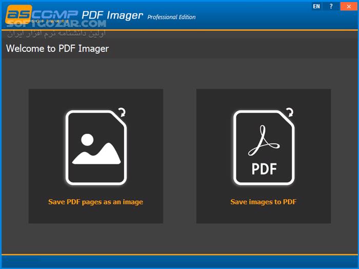 دانلود PDF Imager Professional 2.005 - دانلود تبدیل فرمت فایل های پی دی اف - سافت گذر