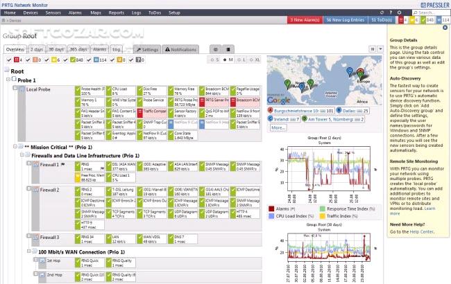 دانلود PRTG Network Monitor 17.3.33.275 + v13 + Manual - دانلود پی ار تی جی نتورک مانیتور مدیریت و نظارت بر شبکه - سافت گذر