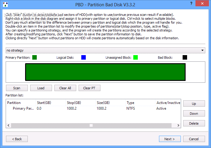 دانلود Partition Bad Disk 3.4.1 + Portable - دانلود اشکال زدایی سکتور خراب - سافت گذر
