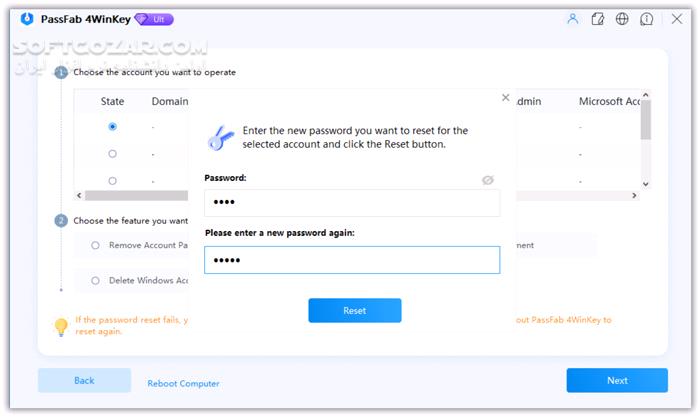 دانلود PassFab 4WinKey 8.4.1 - دانلود بازیابی پسورد ویندوز - سافت گذر