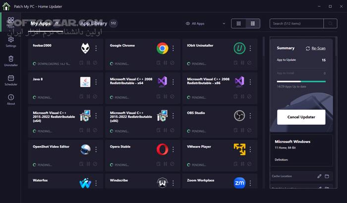 دانلود Patch My PC - Home Updater 5.2.3.0 - دانلود آپدیت خودکار برنامه‌های نصب شده در ویندوز - سافت گذر