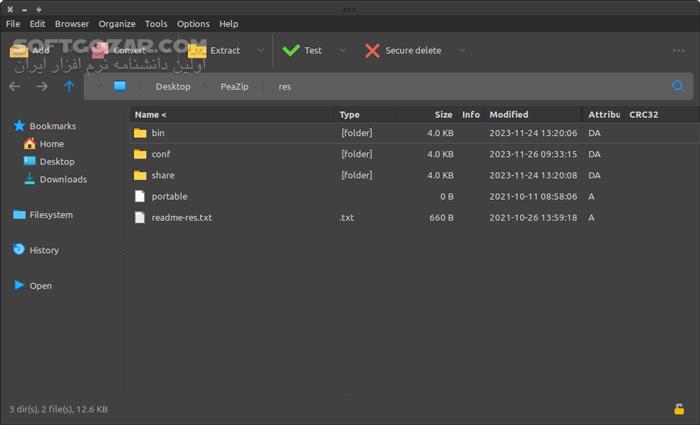 دانلود PeaZip 9.9.0 - دانلود فشرده سازی فایل - سافت گذر