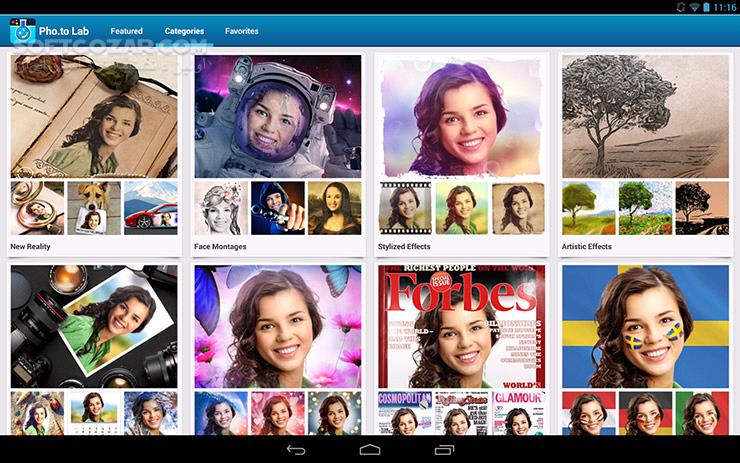 دانلود Photo Lab PRO 3.13.15 for Android +4.1 - دانلود مونتاژ عکس برای اندروید - سافت گذر