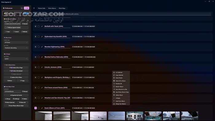 دانلود Photo Organizer AI Premium 5.5.5 - دانلود مرتب‌سازی و دسته‌بندی عکس‌ها با هوش مصنوعی - سافت گذر