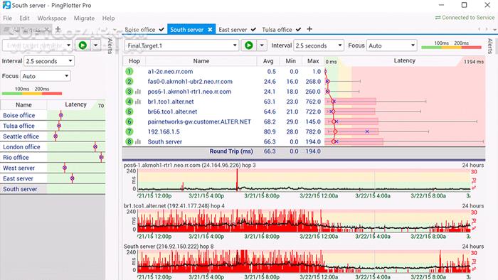دانلود PingPlotter Professional 5.25.19.9087 - دانلود مانیتورینگ شبکه - سافت گذر