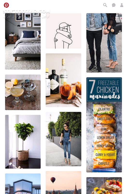 دانلود Pinterest 13.15.0 Final For Android +8.0 - دانلود پینترست برای اندروید - سافت گذر