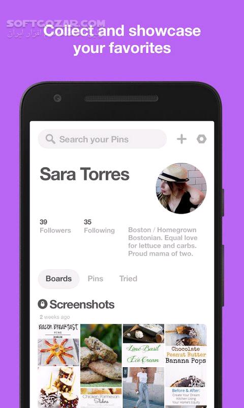 دانلود Pinterest 13.15.0 Final For Android +8.0 - دانلود پینترست برای اندروید - سافت گذر