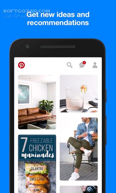 دانلود Pinterest 13.15.0 Final For Android +8.0 - دانلود پینترست برای اندروید - سافت گذر