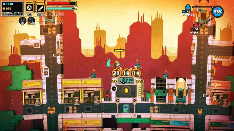دانلود PixelJunk Nom Nom Galaxy - دانلود بازی اکشن - سافت گذر