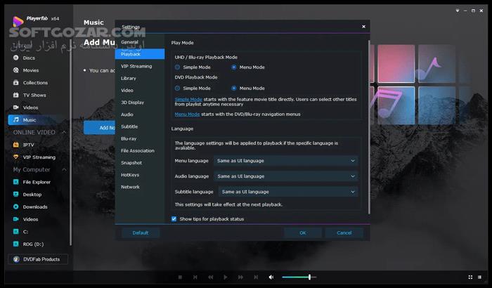 دانلود PlayerFab 7.0.5.9 (x64) - دانلود پخش و مدیریت جامع فایل‌های صوتی و تصویری - سافت گذر