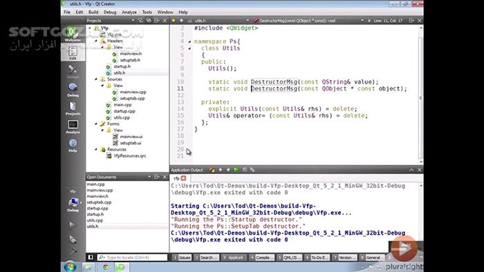 دانلود Pluralsight - Introduction to Qt - A C++ Cross Platform Application Framework - دانلود فیلم آموزش آشنایی با کیوت – چارچوب نرم‌افزاری چندسکویی تحت سی‌پلاس‌پلاس - سافت گذر