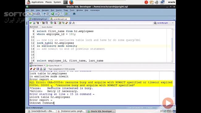 دانلود Pluralsight - Oracle Database 12c Performance Tuning and Optimization - دانلود فیلم آموزش تنظیم و افزایش کارایی پایگاه‌داده اوراکل 12‌-سی و بهینه‌سازی آن - سافت گذر