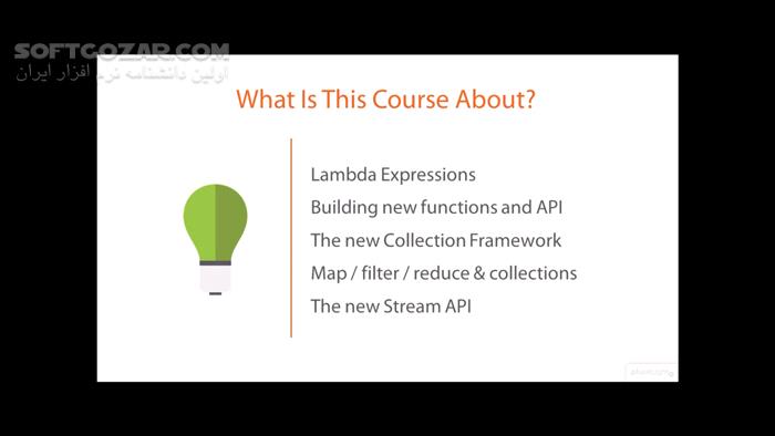 Pluralsight From Collections to Streams in Java 8 Using Lambda Expressions تصاویر نرم افزار  - سافت گذر