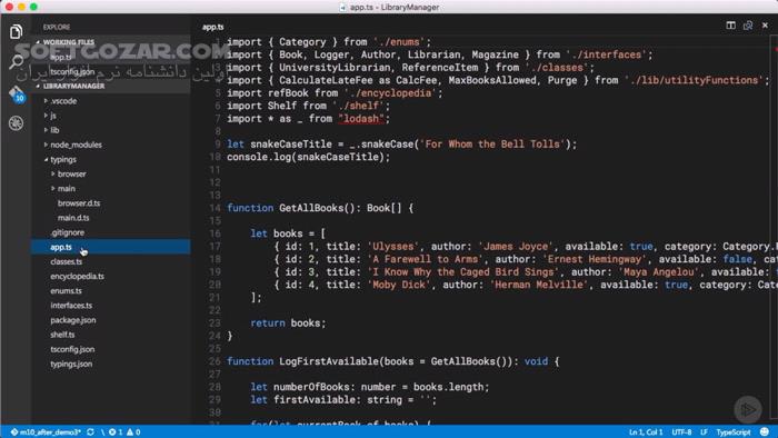 دانلود Pluralsight - TypeScript In-depth - دانلود فیلم آموزش زبان برنامه‌نویسی تایپ‌ اسکریپت - سافت گذر